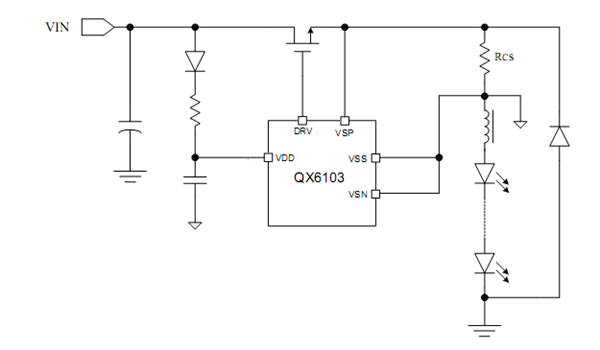 QX6103_LED降压恒流芯片