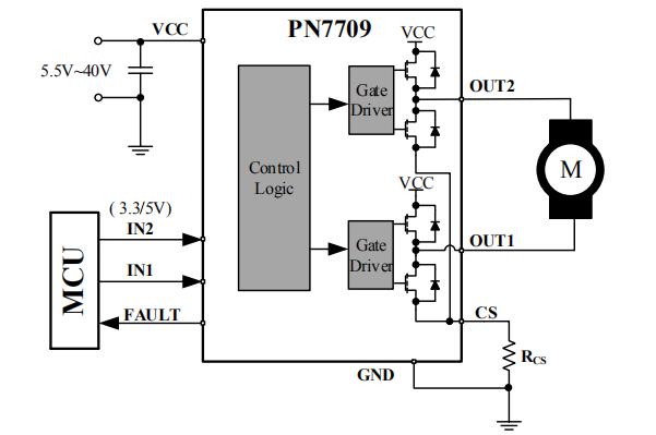 PN7709 40v 向日葵视频官方网站下载电路图